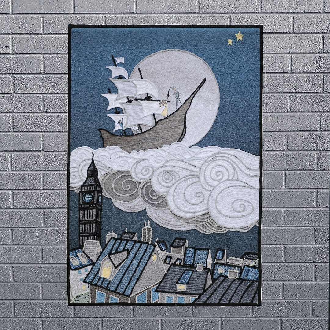 We Can Fly, Quilt Kit, Hoffman Storybook Collection, Peter Pan Quilt