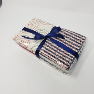 MODA Sweetwater Freedom collection fat quarters, 20 fat quarters, Sweetwater Fat quarters, Freedom fat quarters, red white & blue fabric