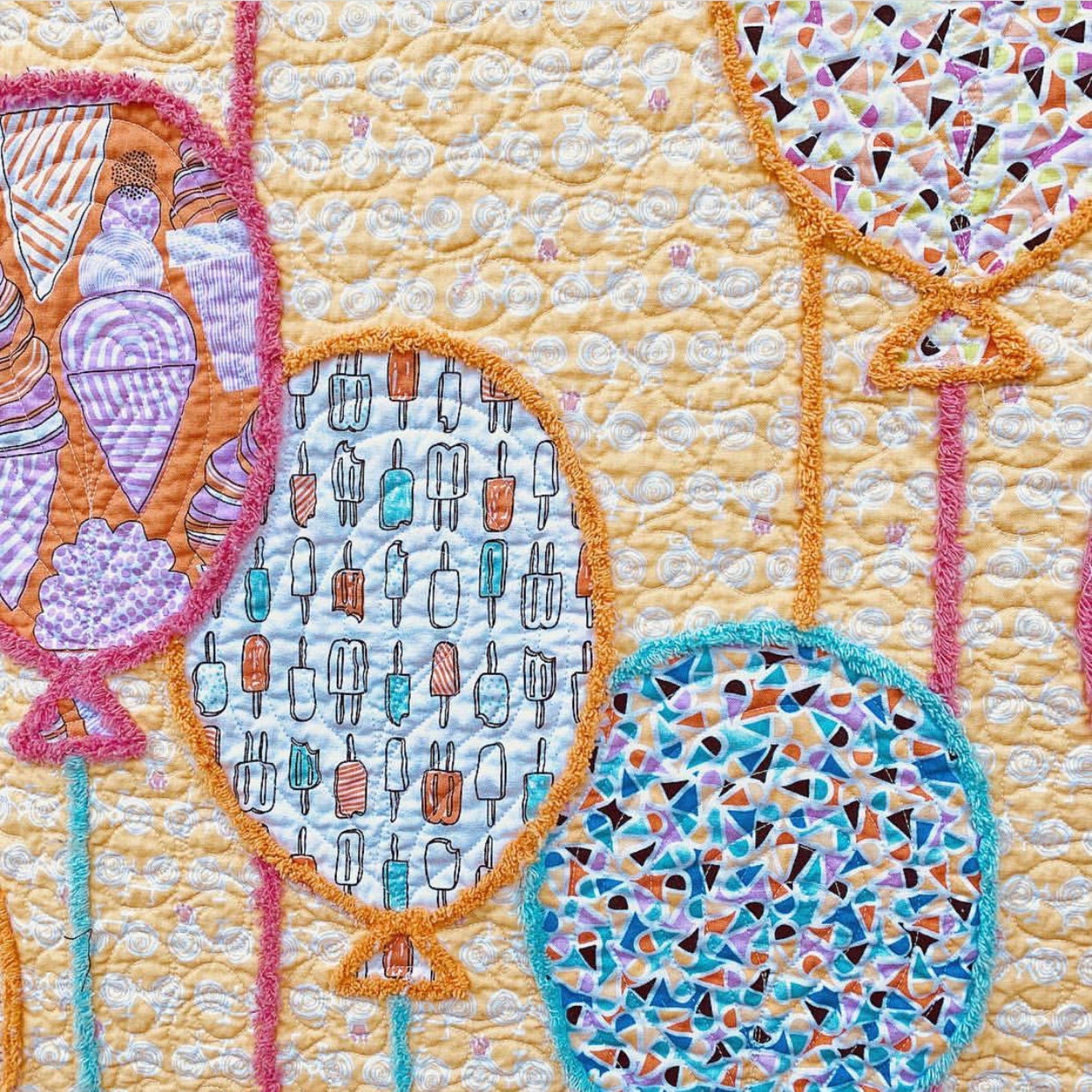 Chenille It Blooming Bias Hot Pinkm 3/8 inch wide trim Etsy