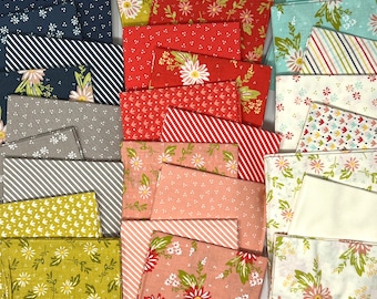 MODA Happy Days by Sherri & Chelsi, 30 Fat Quarter bundle, Happy Days Collection, Sherri and Chelsi, Quilting, Quilt Fabric