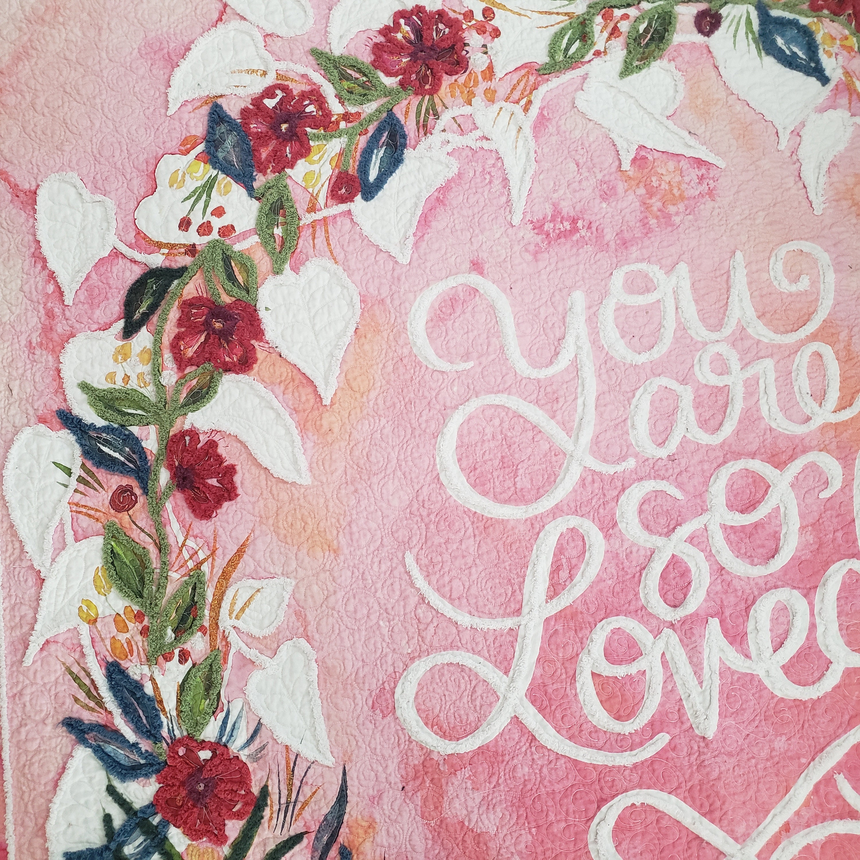 Create Joy you are so loved blooming brightly panel Quilt kit Etsy