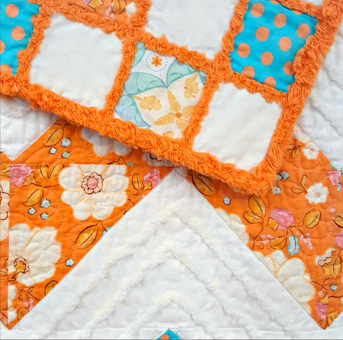 Chenille It Blooming Bias 5/8 Wide Trimtangerine Chenille Etsy