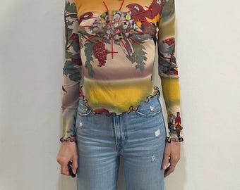 ジャンポールゴルチエ ファム 90s 99SS チューブトップ イーグル 40 ジャンポールゴルチエ ファムJean Paul GAULTIER FEMME ウール