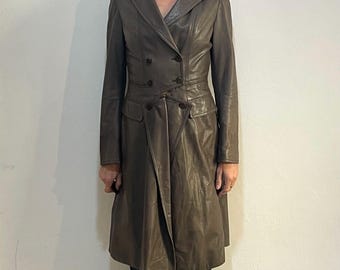 Y2K Plein Sud Leather Patchwork Rabbit Fur Mountain Trapper Vibe