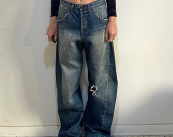Levi's ENGINEERED JEANS 「Loose」W32 Y2K Levi's Engineered Jeans W29 L31: Relaxed Light Wash Denim - Etsy