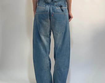 Y2K Levis Engineered Jeans 36x34 Twisted Seam Barrel Leg, Buckle