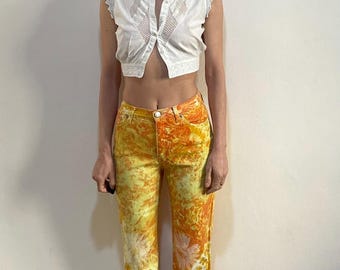Pantalon Noir Roberto Cavalli - Taille 29 (M), Motif Serpent Et Strass, Occasion Très Bon état