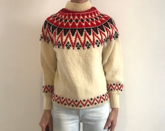 90s Jean Paul Gaultier Alpaca Sailor Stripes Avant Garde Sweater