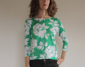 80s Kenzo Pop Flower Print Long Sleeve Jersey T-shirt - Etsy