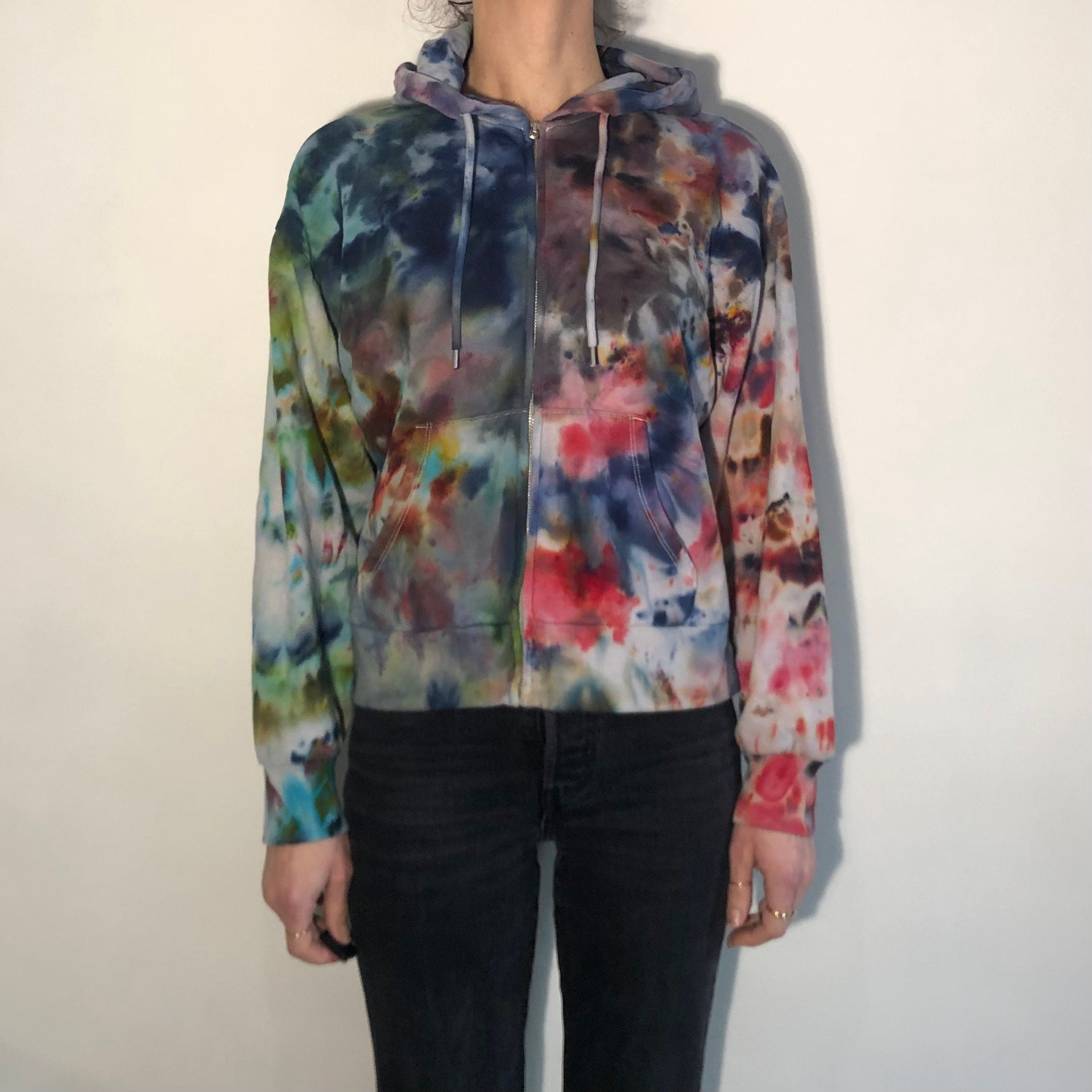 tie dye gap hoodie