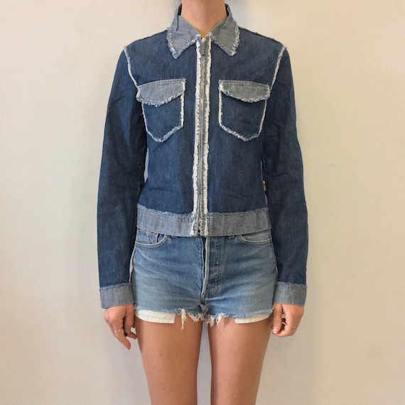 Jeans shirt with jacket cheap