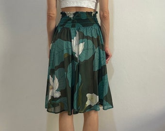80s KENZO Vintage Cotton Gather Skirt 仏製 - メルカリ