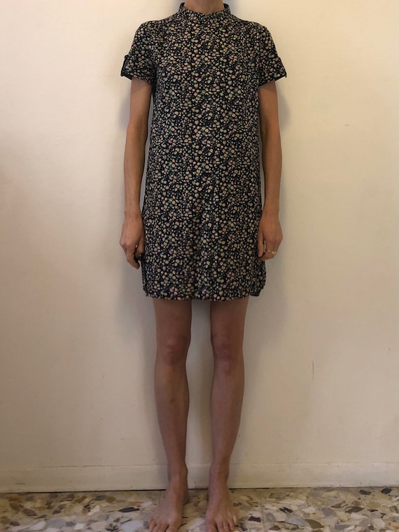 90's Cacharel Liberty Summer Shirt Shift Dress Sum