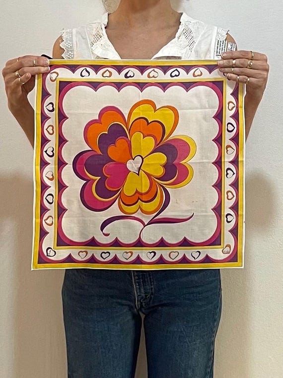 Giulia - fazzoletti donna con stampa peonia Scatola 3 pezzi