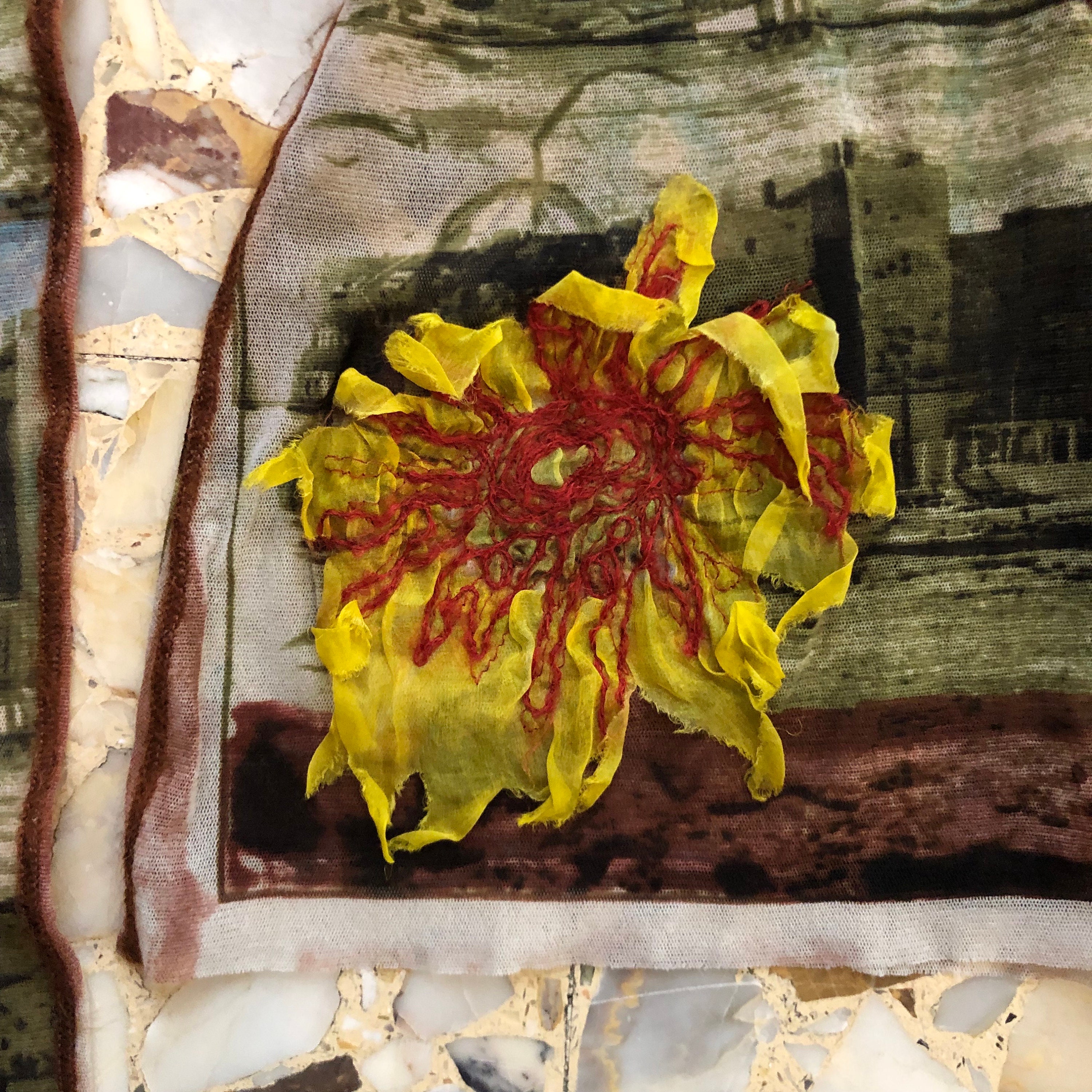 j*5様 1990s Jean Paul Gaultier フラワーパワーネット j*5様 1990s Jean Paul Gaultier フラワーパワーネット