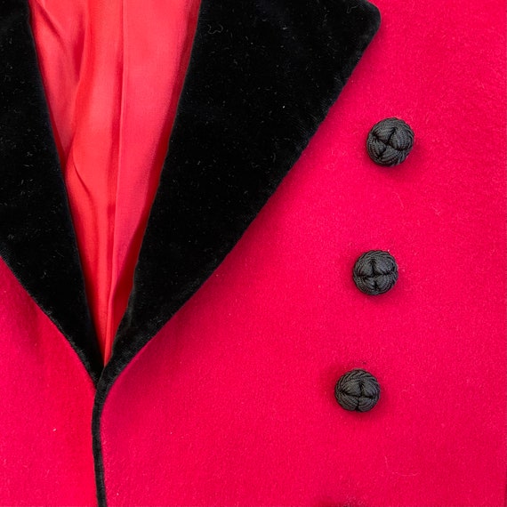 80s Saint Laurent Rive Gauche Cropped Strong Shouldered Jacket