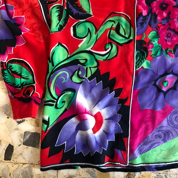 90s Versace Jeans Couture Unisex Wild Multi Color Oversize
