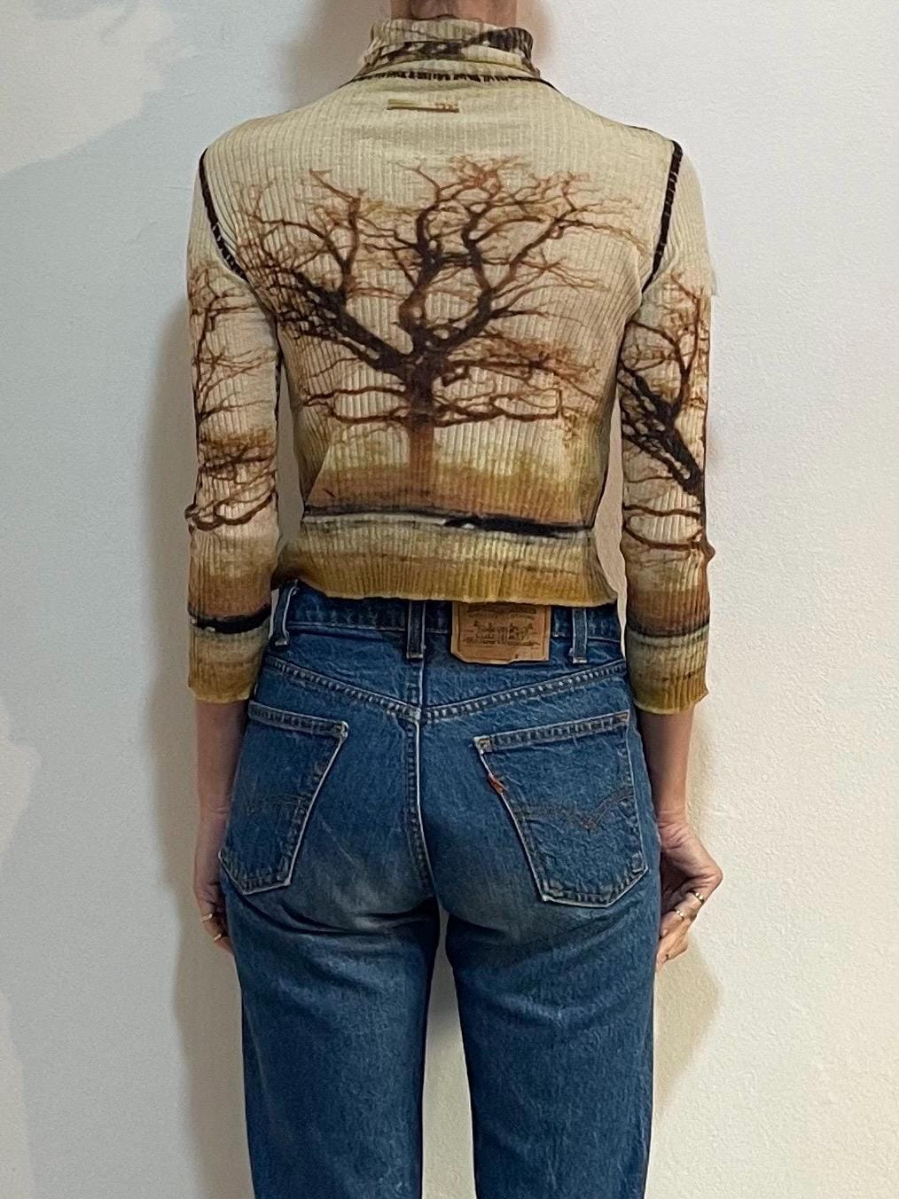 90s Jean Paul Gaultier Wool Knit Embroidery Applique Spooky Family