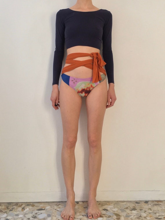 90's Jean Paul Gaultier Bikini Botton Psychedelic