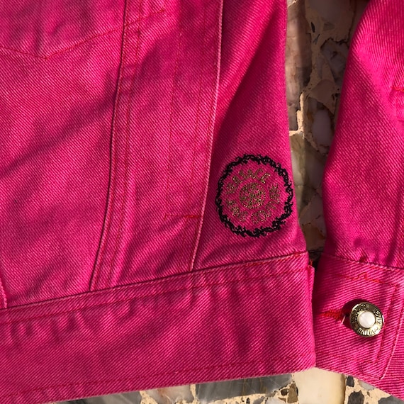 ジャケット VERSACE JEANS COUTURE Woman Jacket Pink 73HAT419CQS37 416 Versace Jeans Couture Outlet: Coat women - Pink | Versace
