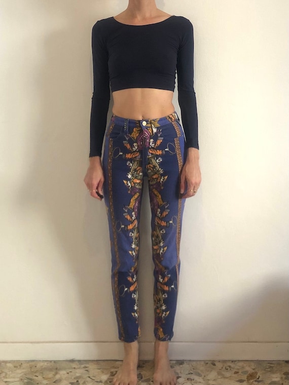 90s Versace Jeans Couture Crazy Clown Circus Super Model 90s Versace Jeans Couture Crazy Clown Circus Super Model