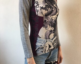 ean Paul GAULTIER / ドラゴン&ハートタ トゥー柄リバーシブル