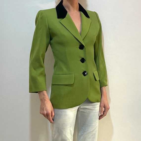 ジャケット・アウター Vintage Yves Saint Laurent wool coat Vintage Yves Saint Laurent Coat Jacket Cotton Overcoat Soft