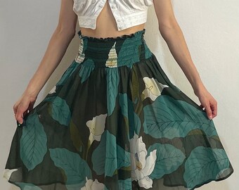 80s KENZO Vintage Cotton Gather Skirt 仏製 - メルカリ