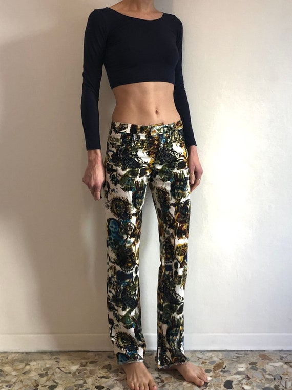 90s Jean Paul Gaultier Jeans Basquiat Club Kid Cyber Punk - Etsy