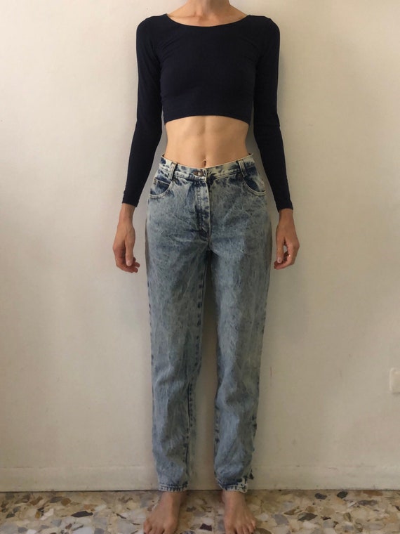 80's acid hot sale wash jeans outfit