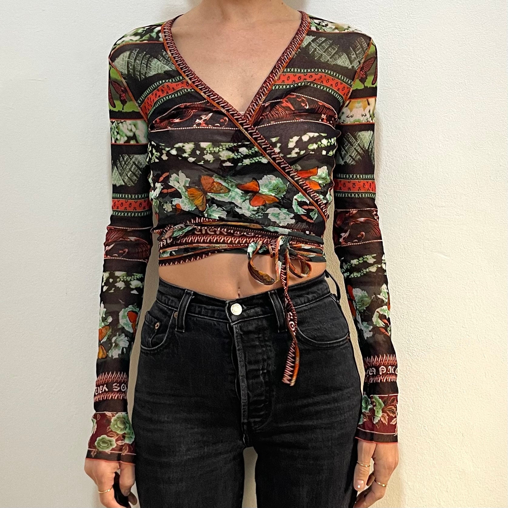 美品　90s Jean Paul GAULTIER パフスリーブトップス il_fullxfull.5514017240_961c.jpg