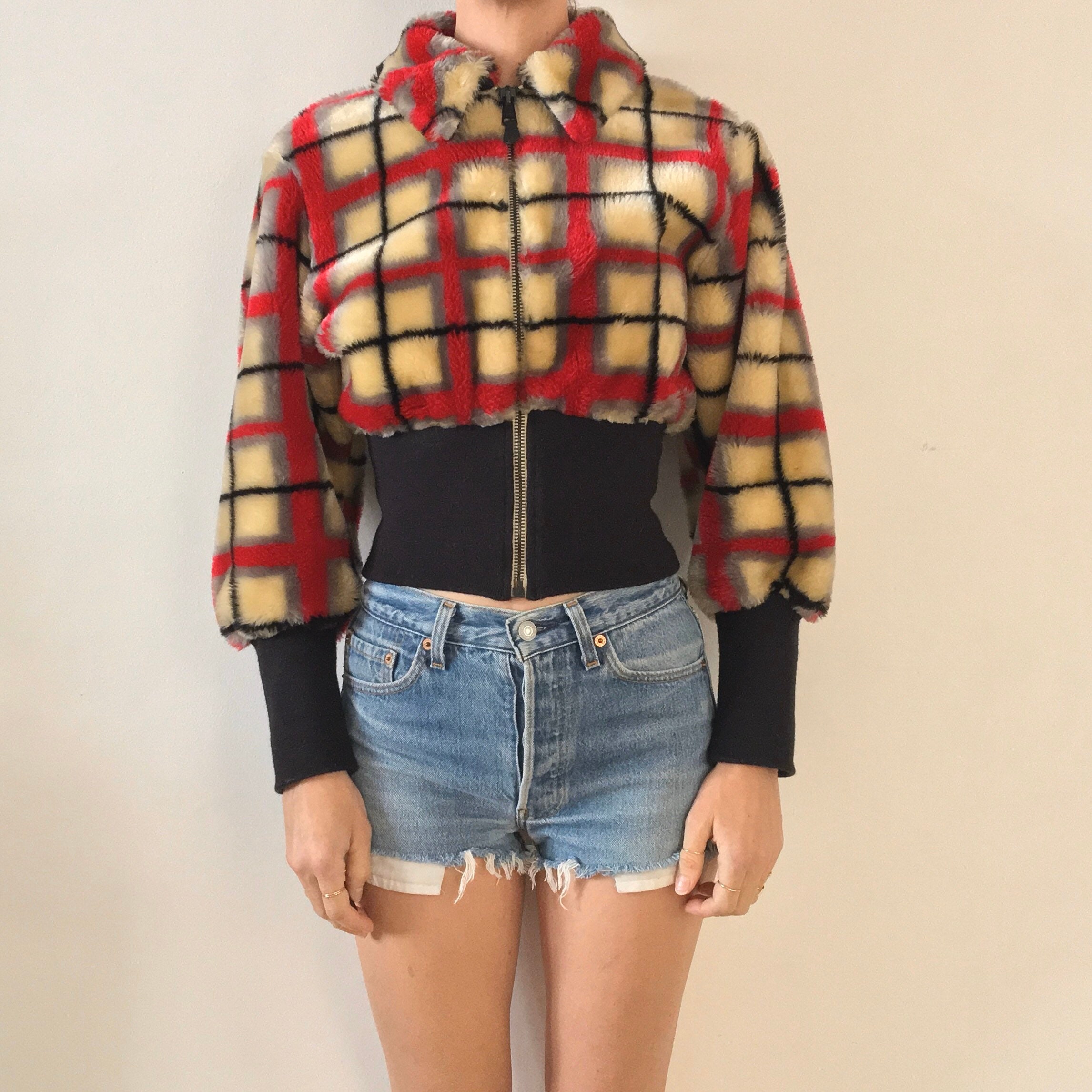 90's Jean Paul Gaultier Faux Fur 