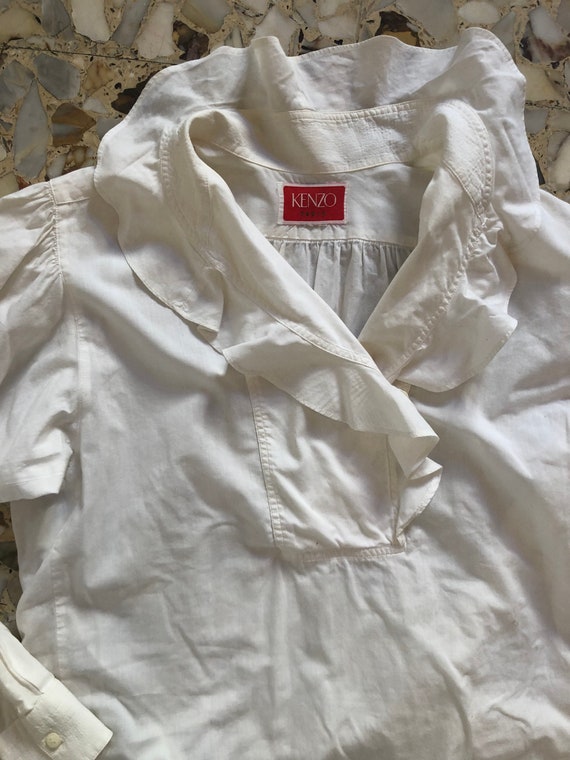 Kenzo ruffle shirt cheap
