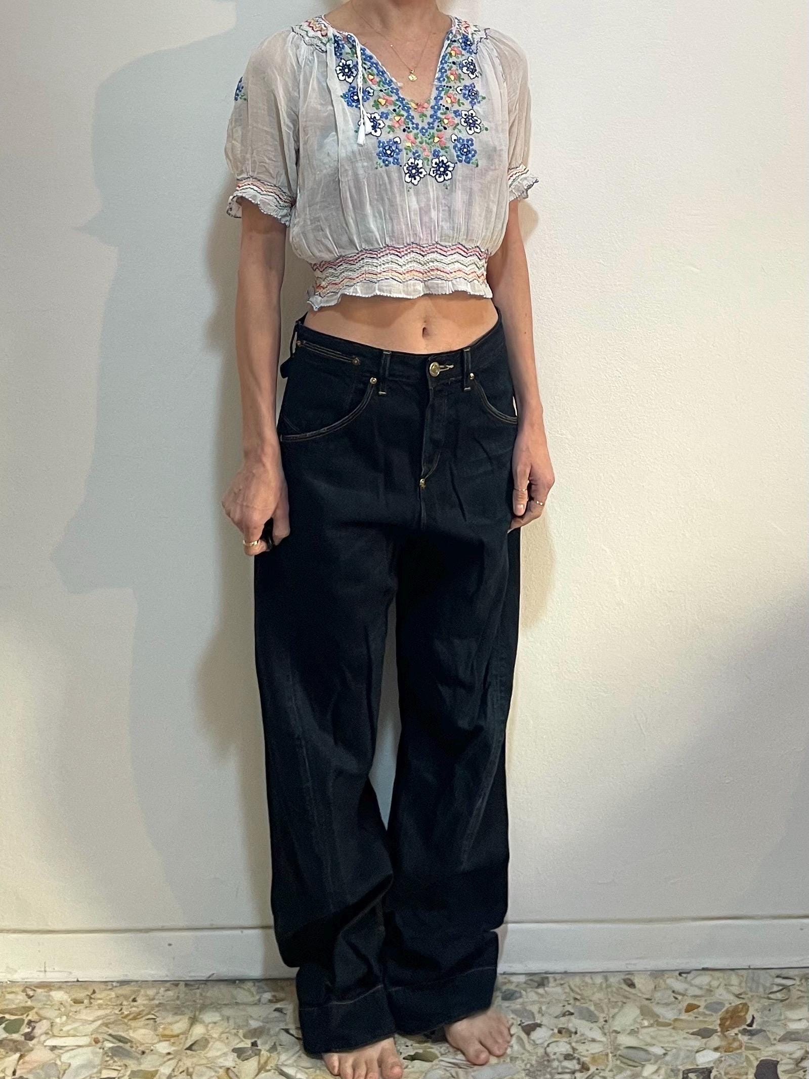 Y2K Levis Engineered Jeans Twisted Seams Barrel Leg With Buckle