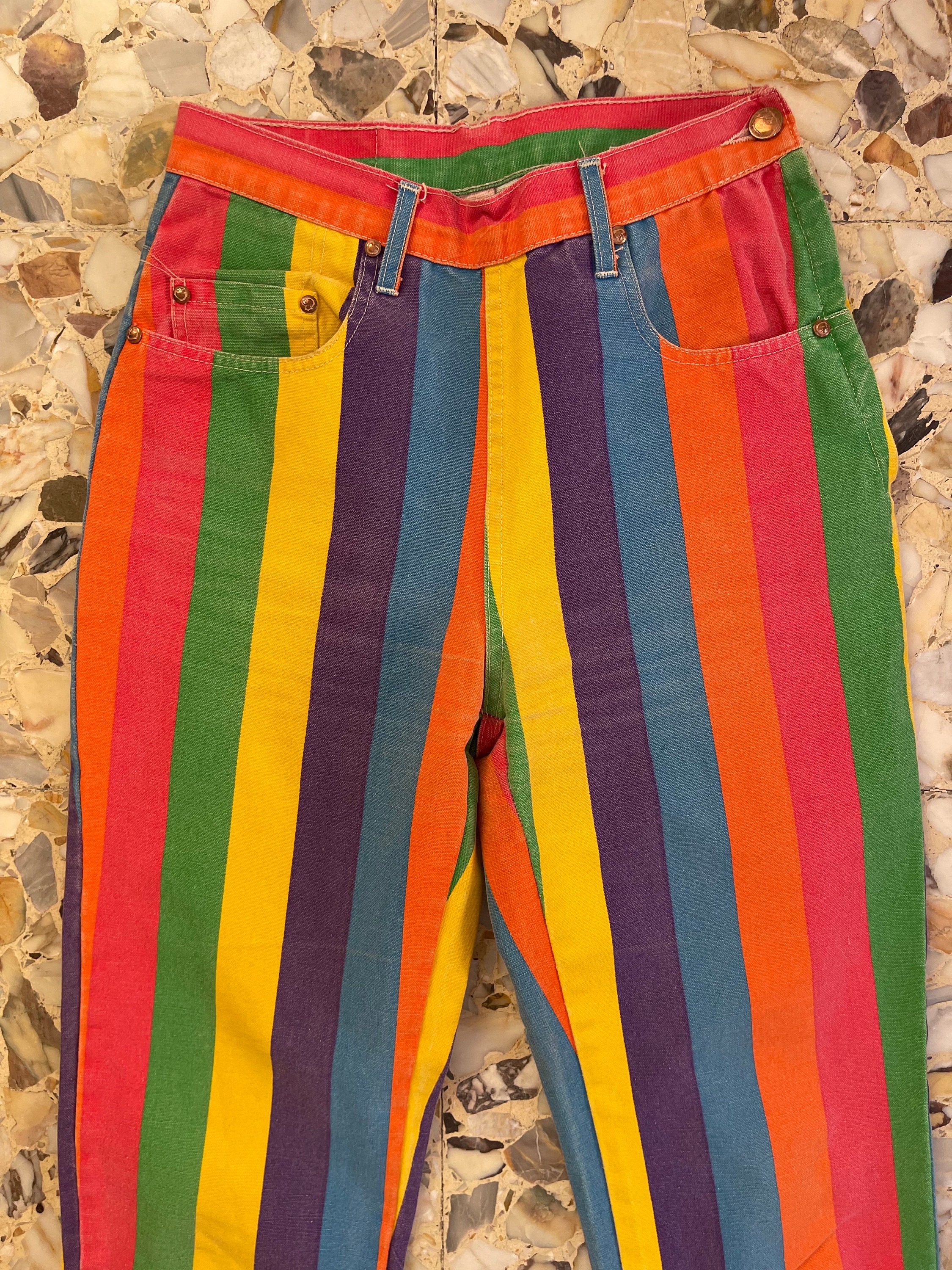 パンツ KENZO Pixel striped denim workwear pants KENZO Pixel striped denim workwear pants