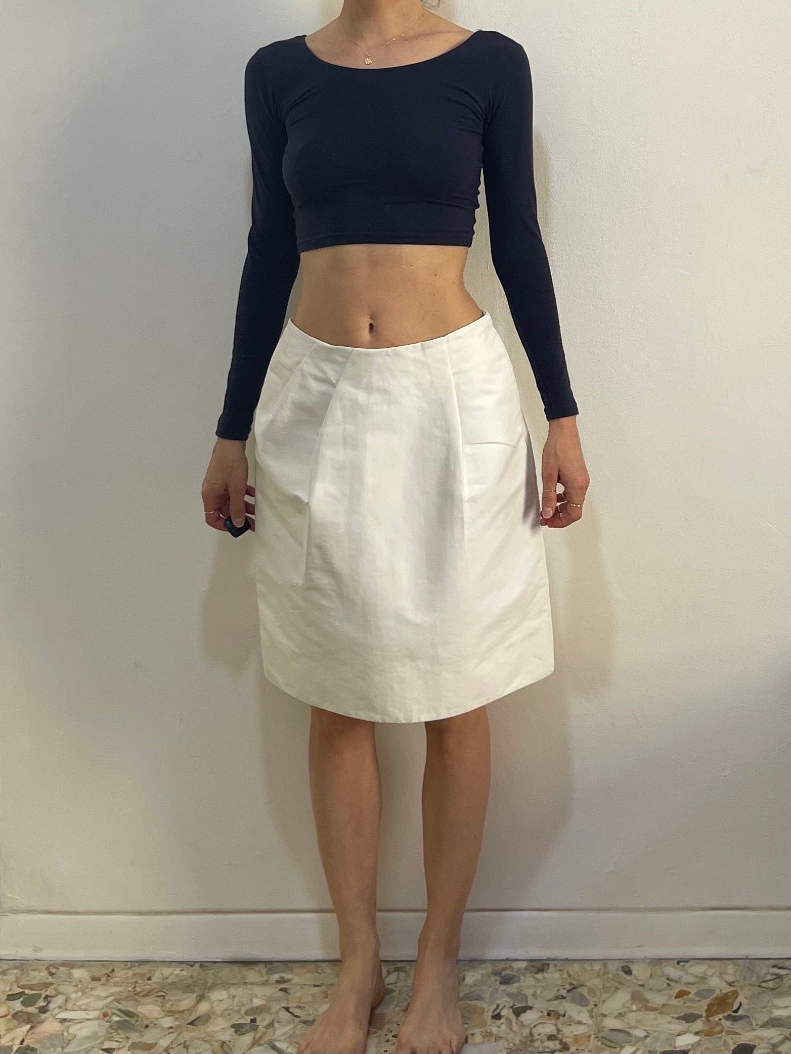 スカート MARNI wool short A-line mini skirt Marni Pleated Wool Mini Skirt | Black | FARFETCH