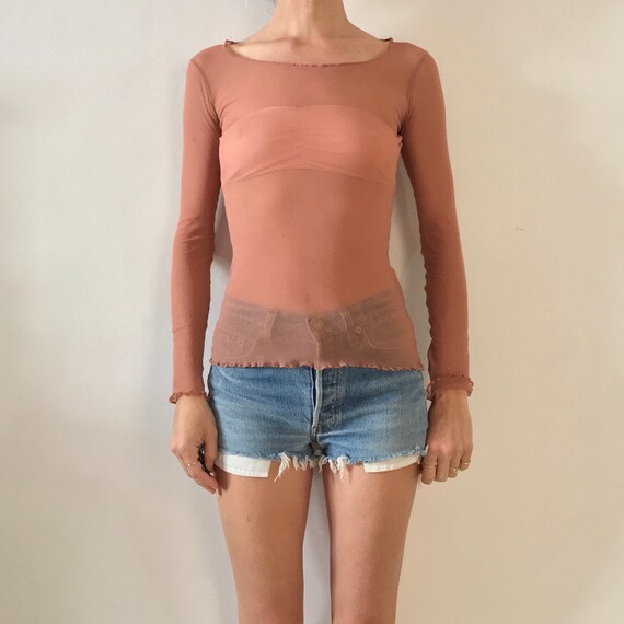90's Jean Paul Gaultier Pale Putty Pink Minimalist
