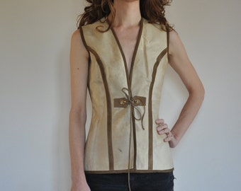 Y2K Roberto Cavalli Class Shearling Leather and Fur Embroidered