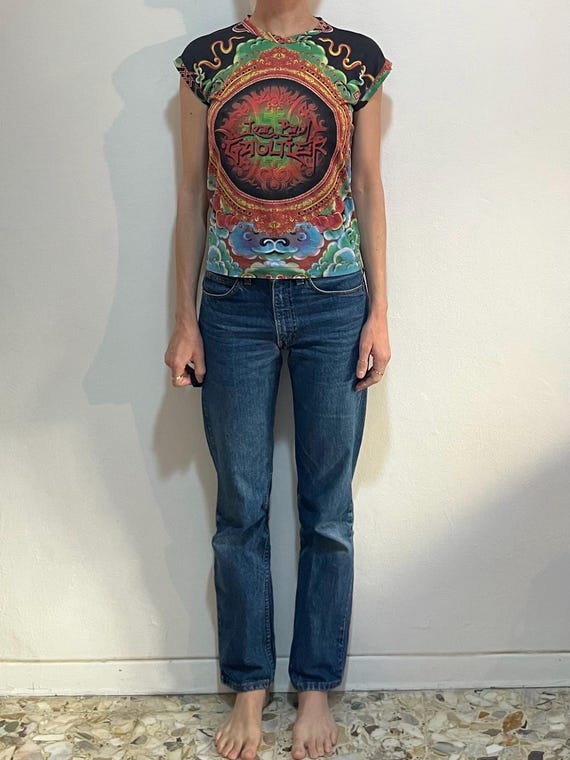 90s Jean Paul Gaultier Tibetan Buddhist Club Kid T Shirt - Etsy