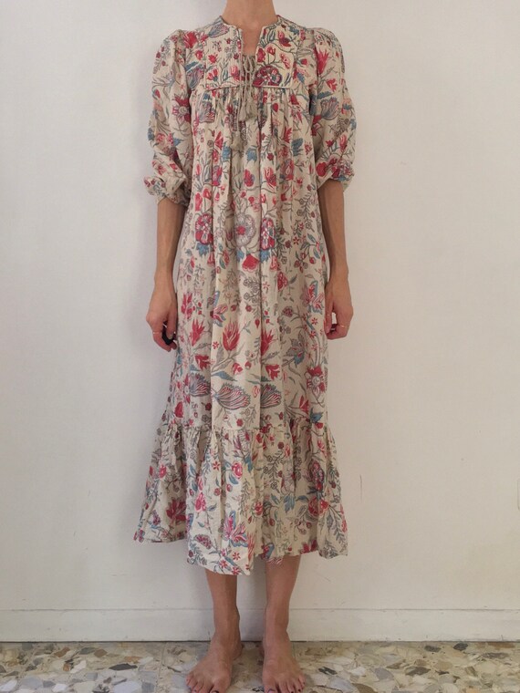 90s Indian Cotton Gauze Boho Hippy Festival Pretty
