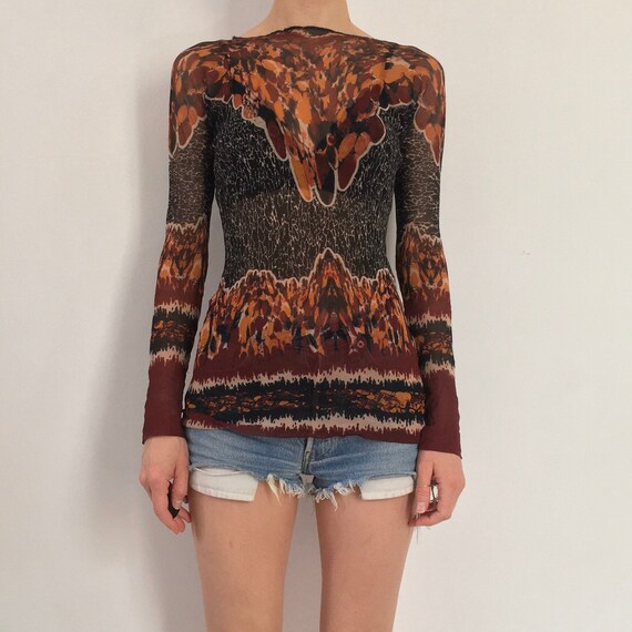90's Jean Paul Gaultier Psychedelic Lava Club Kid