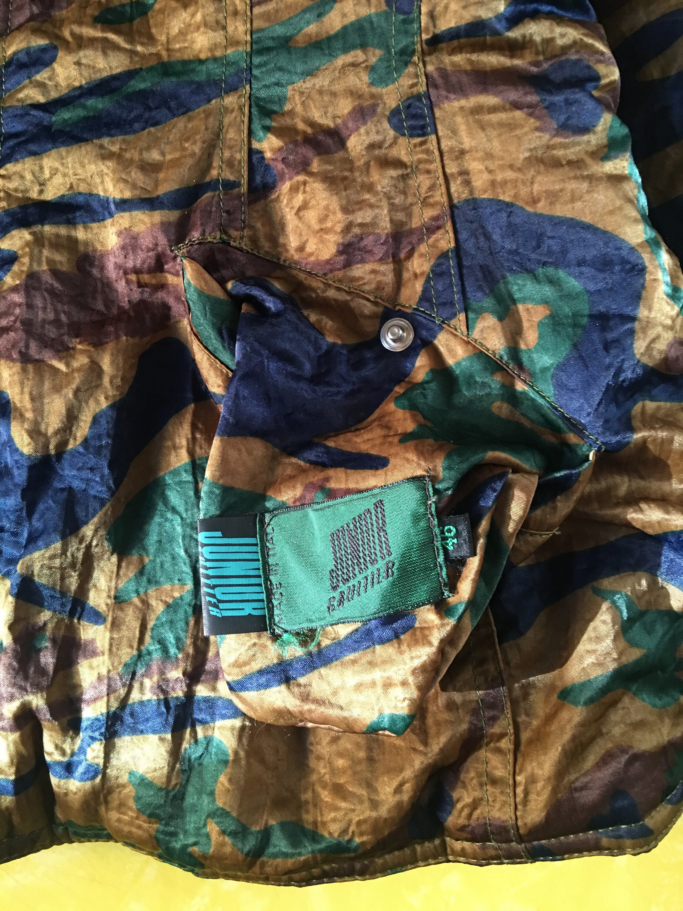 90s Junior Jean Paul Gaultier Camouflage Puffer Winter Jacket - Etsy