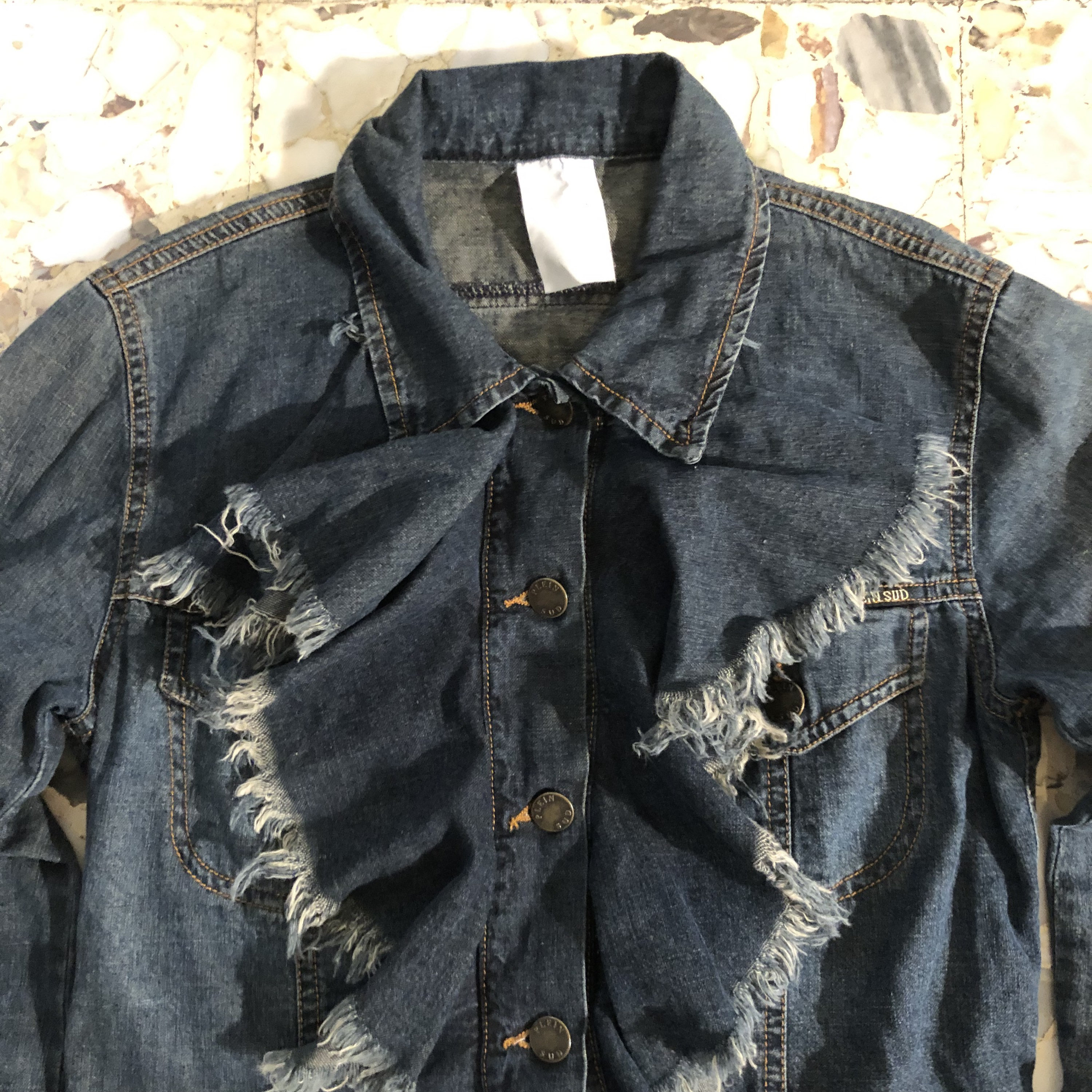 PLEIN SUD JEANS デニムフリンジ ジャケット Y2K ヴィンテージ