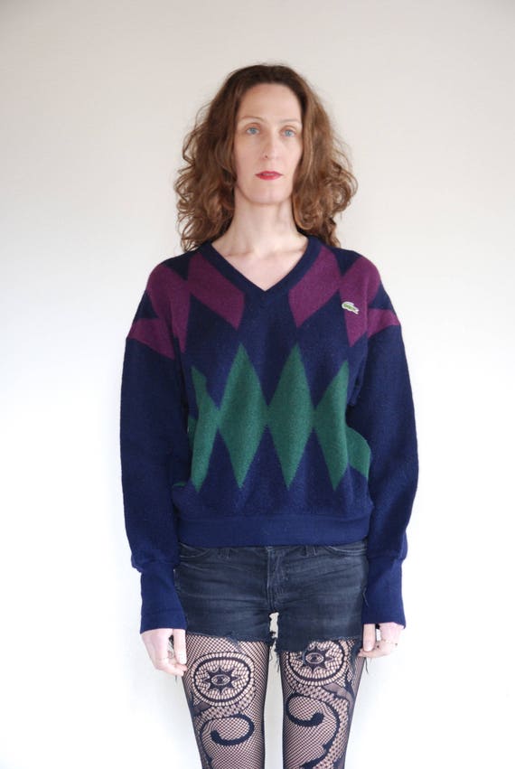 lacoste argyle sweater