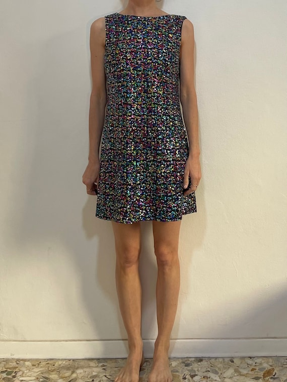Y2K Betsey Johnson Rainbow Sequin Sheer Mesh Mini Dress Fun Pride Party - Etsy Y2K Betsey Johnson Rainbow Sequin Sheer Mesh Mini Dress Fun Pride Party - Etsy
