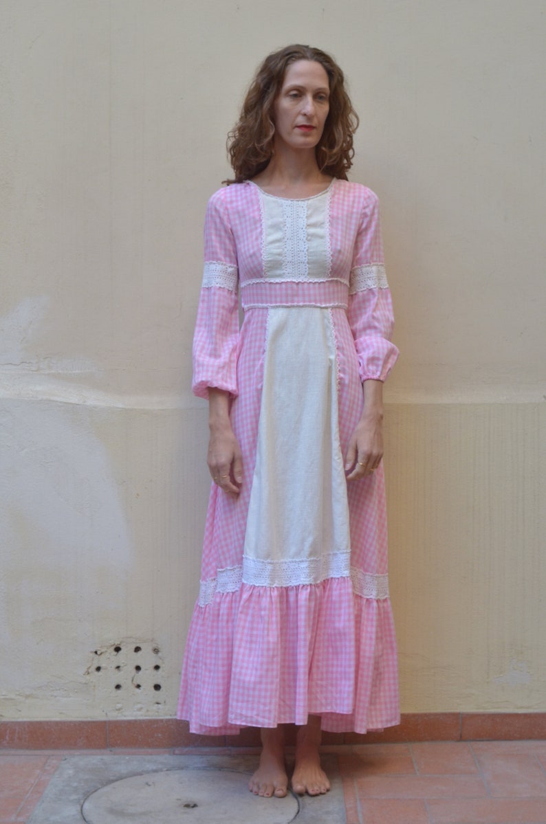 pink prairie dress