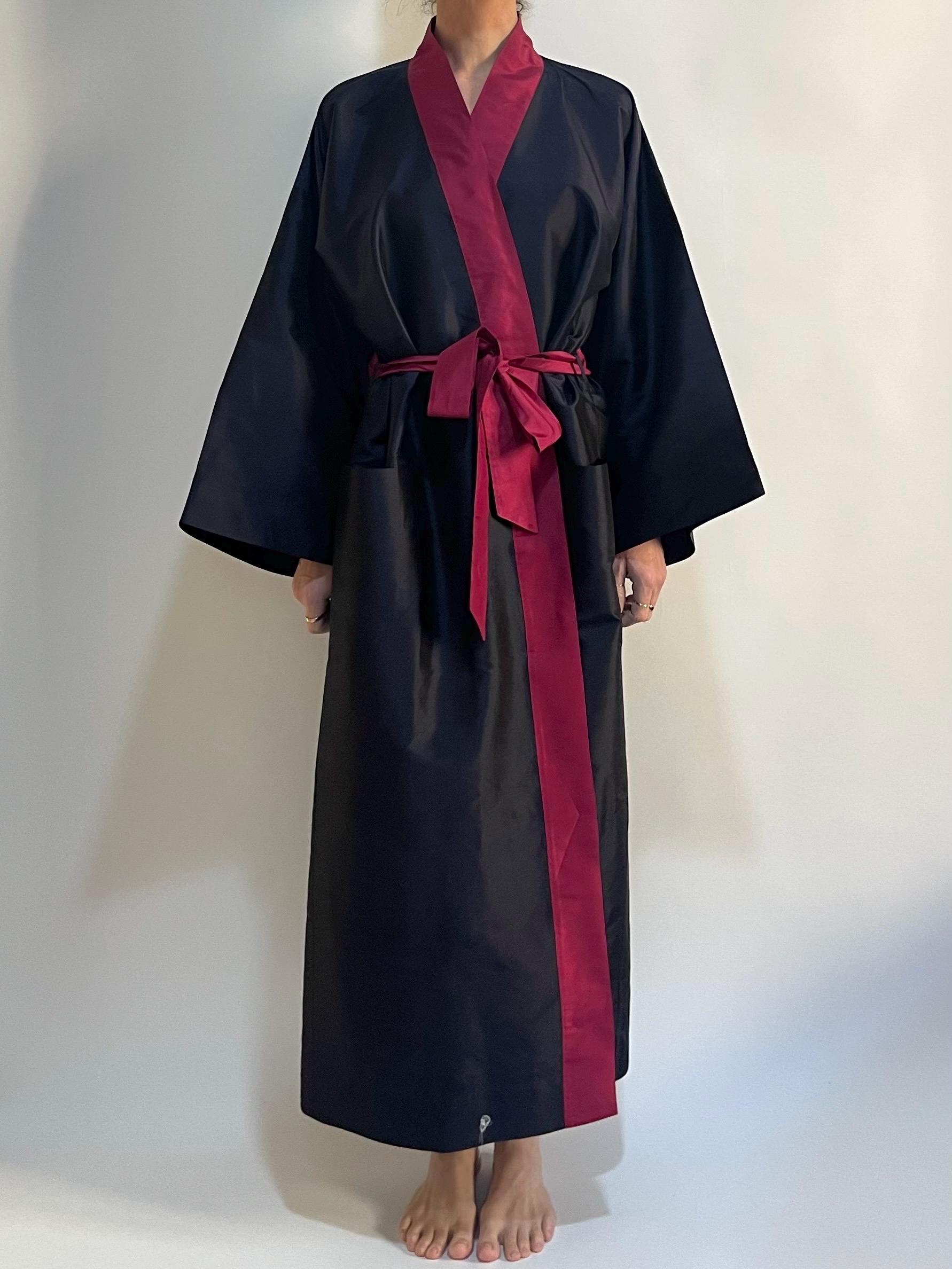 thai silk dressing gown Thai Silk Dress La Na Pink