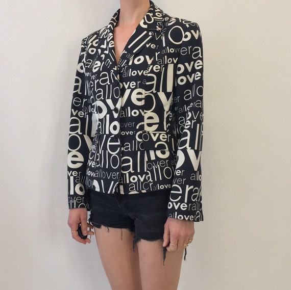 moschino jeans blazer
