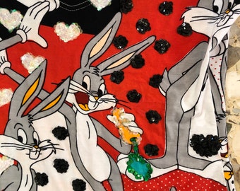 bugs bunny sequin dress Baddie Bunny Sequin Dress