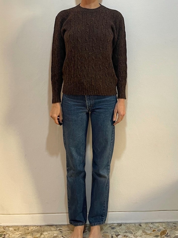 Burnside Maglie Shetland Uomo Scotland Maglie Lana Shetland